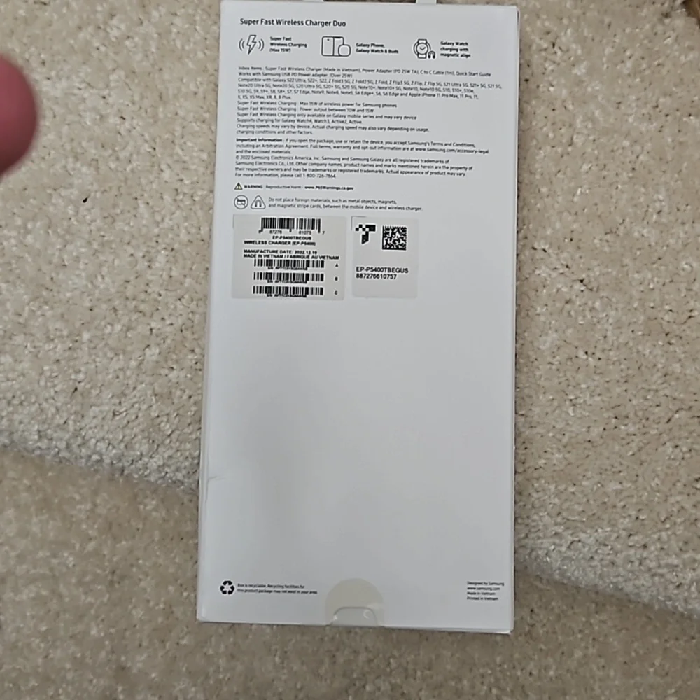 Samsung wireless charger